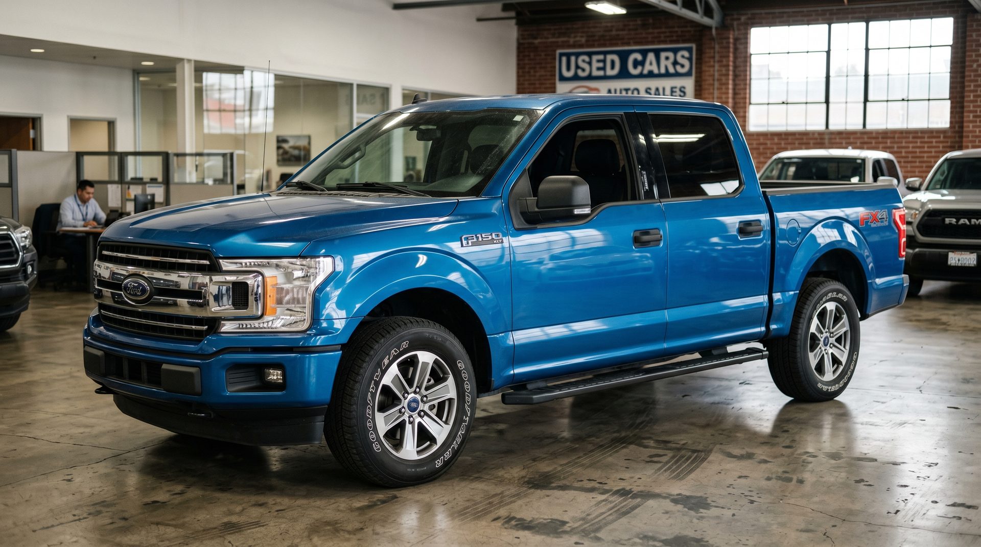 2020 Ford F-150 XLT in metallic blue